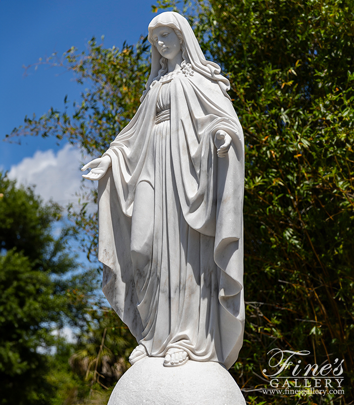 Search Result For Marble Statues  - Marble Immaculate Conception Statue - MS-995